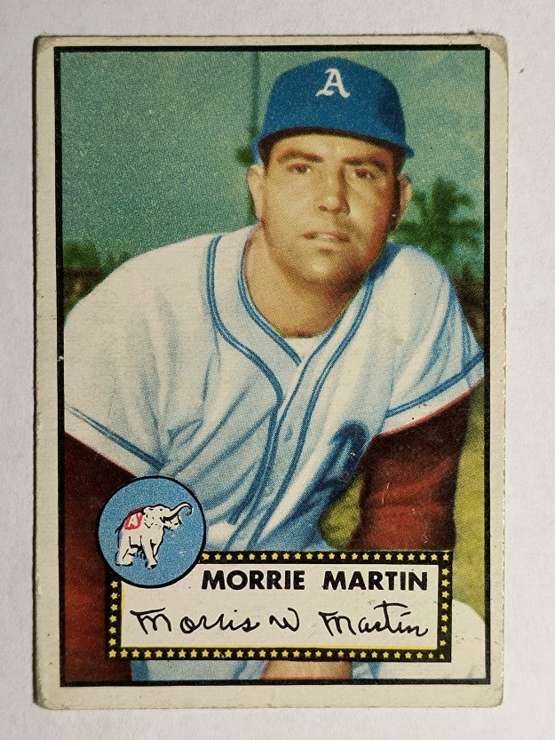 1952 Topps #131 Morrie Martin RC (VG)
