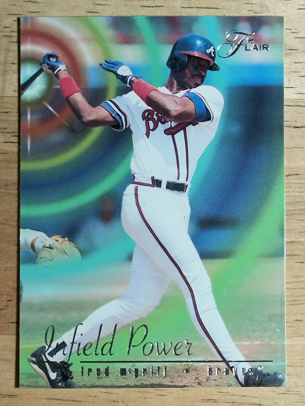 1995 Flair Infield Power #5 Fred McGriff