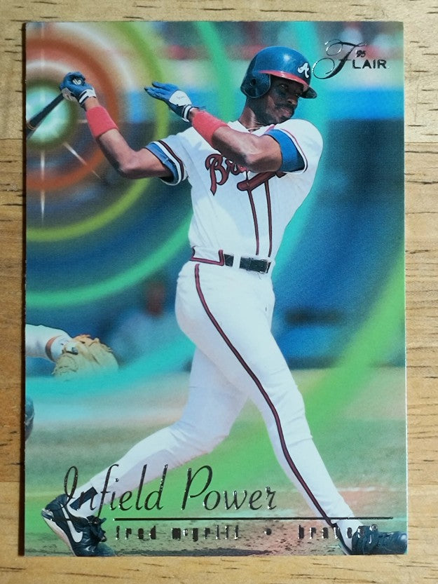 1995 Flair Infield Power #5 Fred McGriff