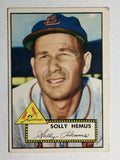 1952 Topps #196 Solly Hemus RC (VG)