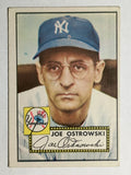 1952 Topps #206 Joe Ostrowski RC (VG)