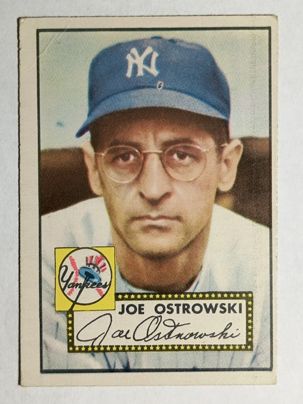1952 Topps #206 Joe Ostrowski RC (VG)