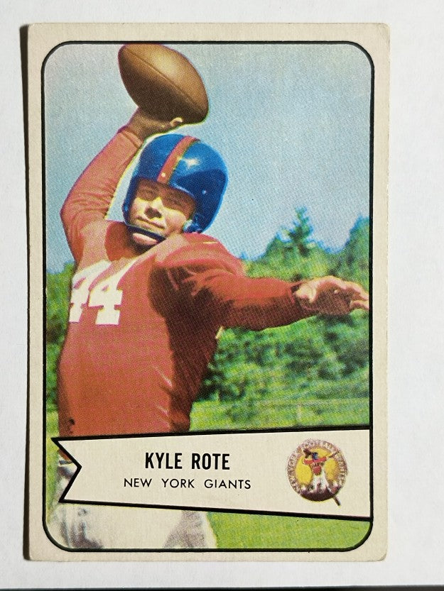 1954 Bowman #7 Kyle Rote (VGEX)