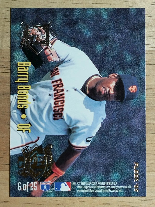 1995 Fleer All-Stars #6 Barry Bonds/Joe Carter
