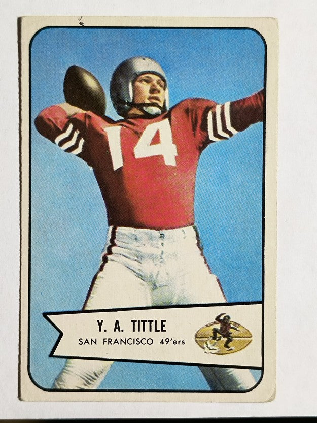 1954 Bowman #42 Y.A.Tittle (VGEX)