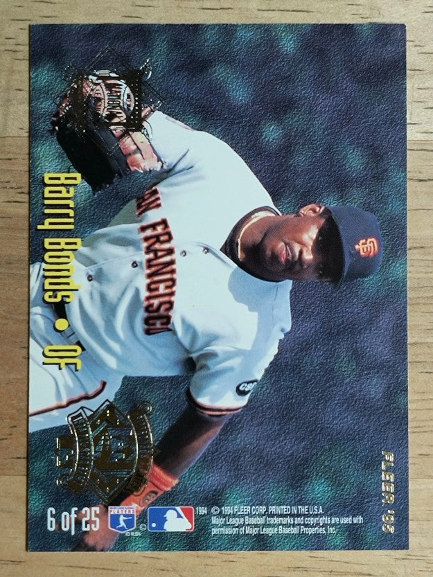 1995 Fleer All-Stars #6 Barry Bonds/Joe Carter