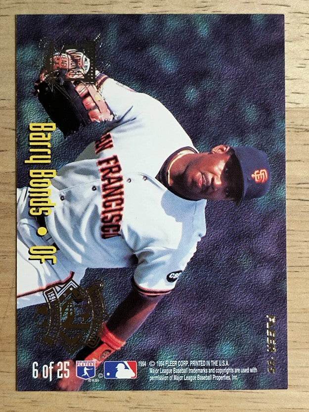1995 Fleer All-Stars #6 Barry Bonds/Joe Carter