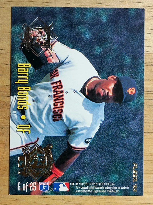 1995 Fleer All-Stars #6 Barry Bonds/Joe Carter
