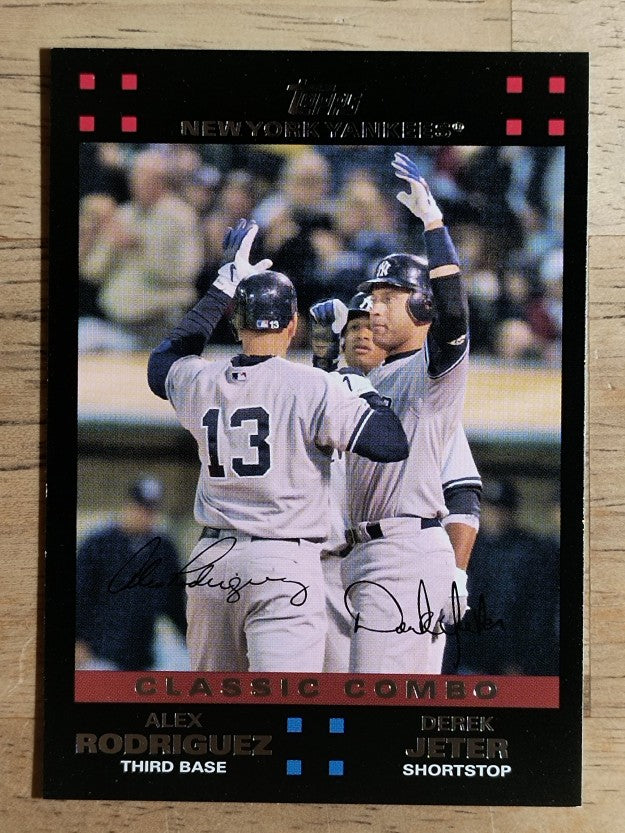 2007 Topps #657 Alex Rodriguez/Derek Jeter CC