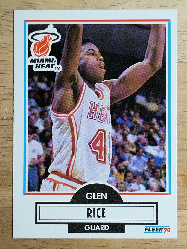 1990-91 Fleer #101 Glen Rice RC