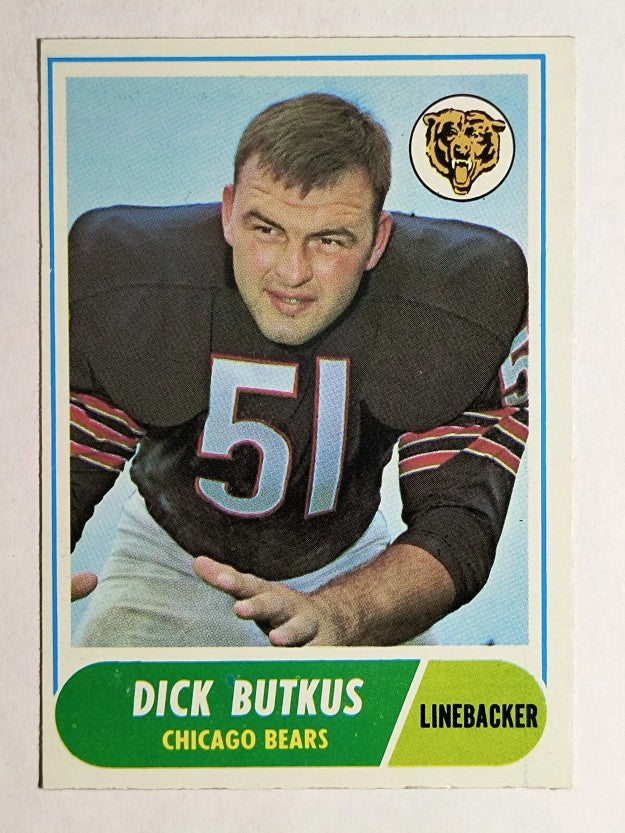 1968 Topps #127 Dick Butkus (EXMT)