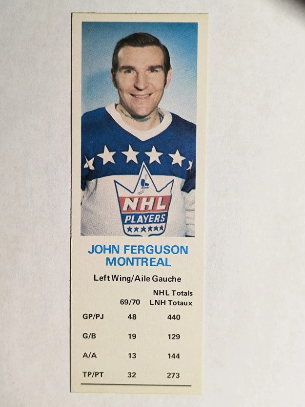 1970-71 Dad's Cookies #33 John Ferguson (MINT)