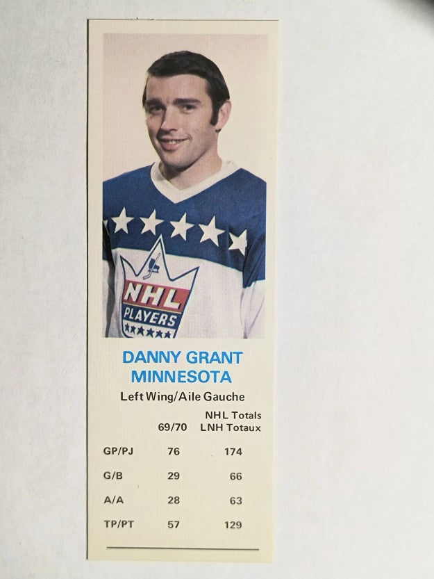 1970-71 Dad's Cookies #43 Danny Grant (MINT)