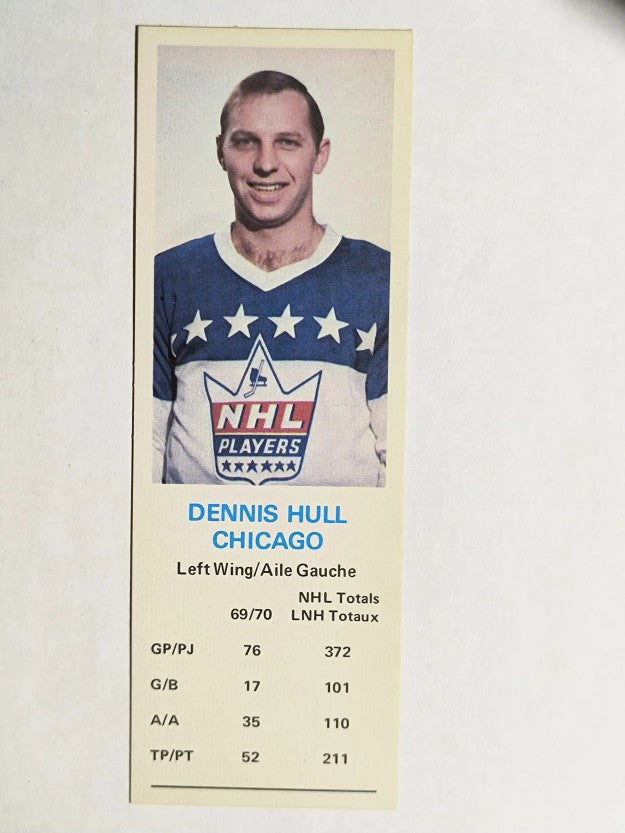 1970-71 Dad's Cookies #60 Dennis Hull (MINT)