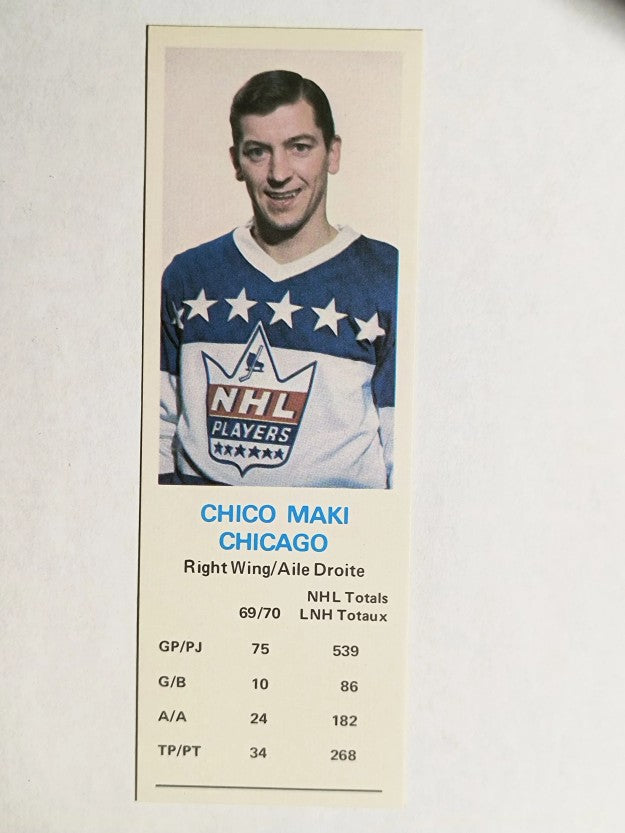1970-71 Dad's Cookies #75 Chico Maki (MINT)