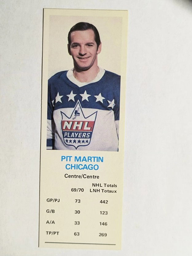 1970-71 Dad's Cookies #79 Pit Martin (NMMT)