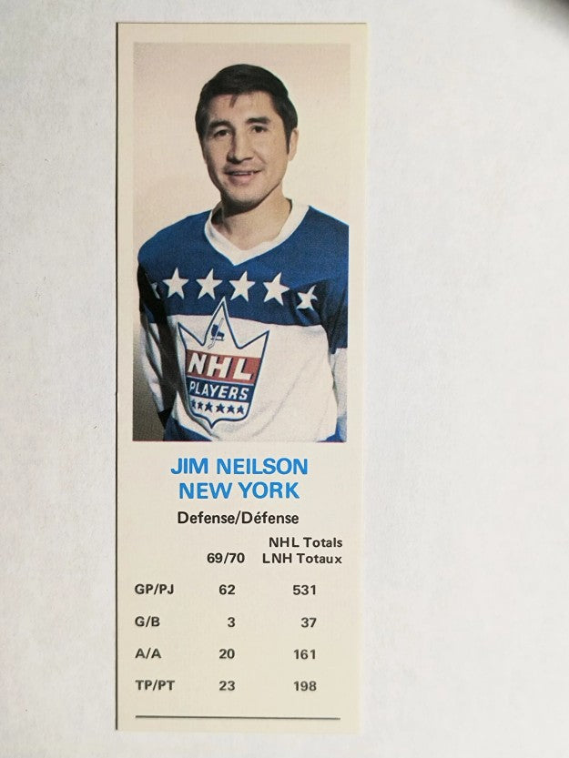 1970-71 Dad's Cookies #89 Jim Neilson (MINT)