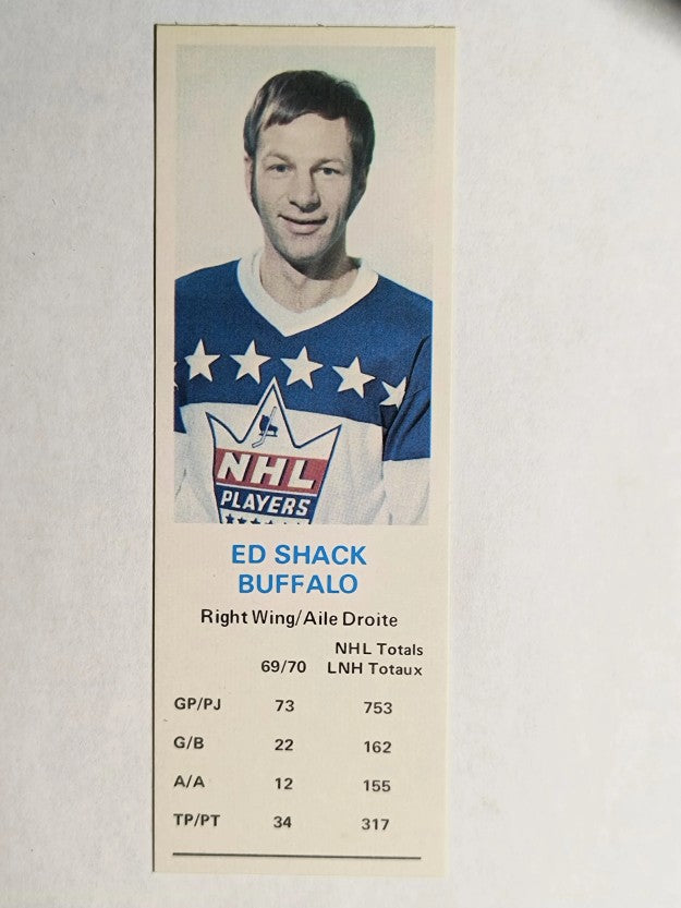 1970-71 Dad's Cookies #122 Eddie Shack (MINT)