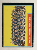 1962 Topps #114 New York Giants Team (VGEX)