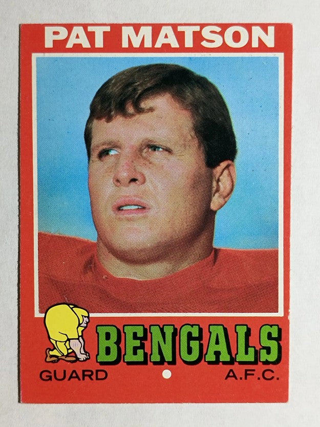 1971 Topps #72 Pat Matson RC (EX)