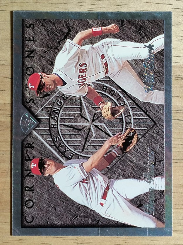 1995 Leaf Cornerstones #5 Will Clark/Dean Palmer