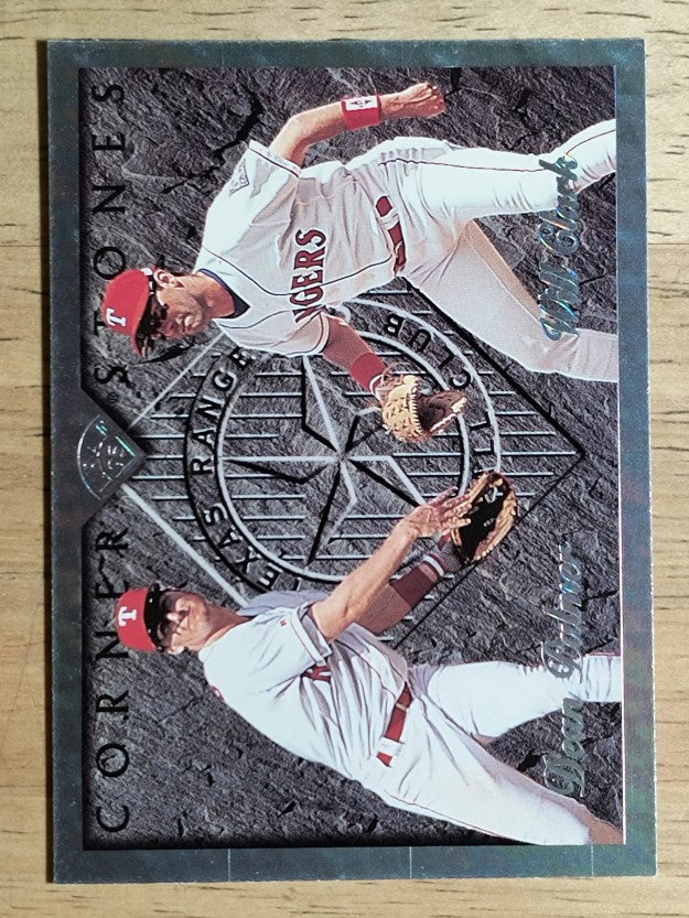 1995 Leaf Cornerstones #5 Will Clark/Dean Palmer