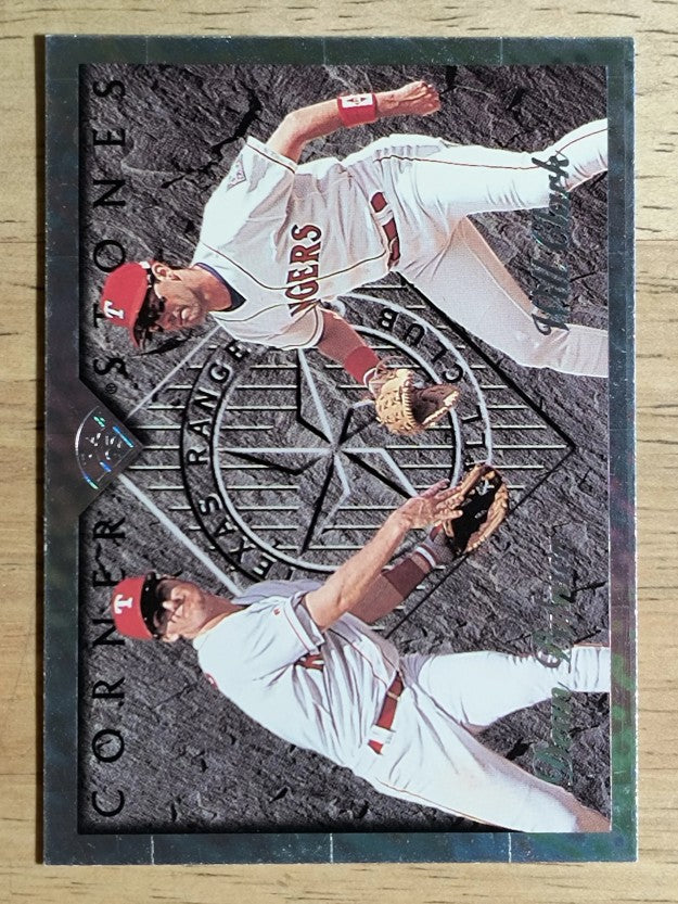 1995 Leaf Cornerstones #5 Will Clark/Dean Palmer