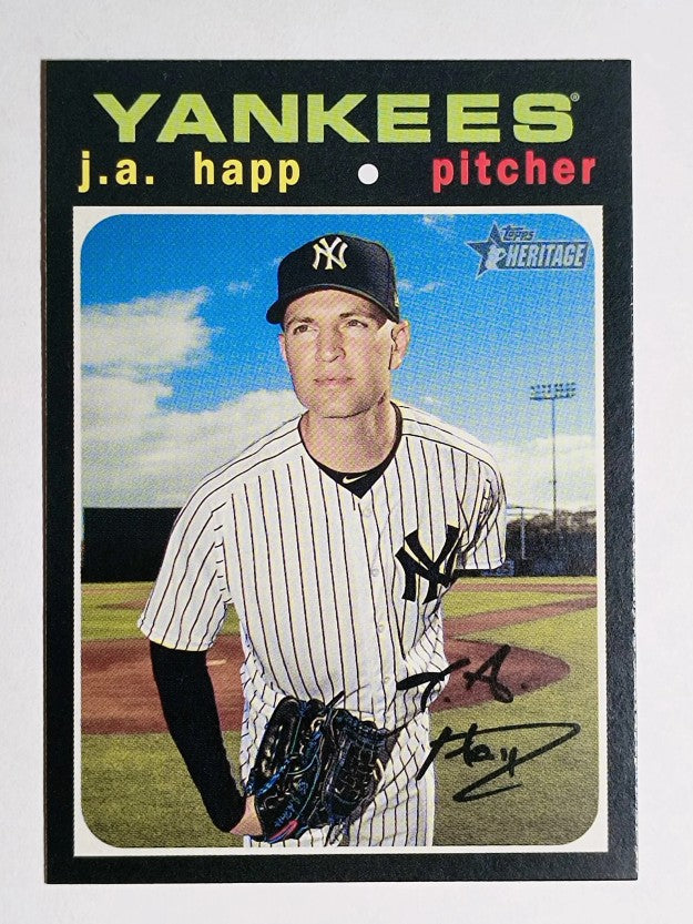 2020 Topps Heritage #47 J.A. Happ