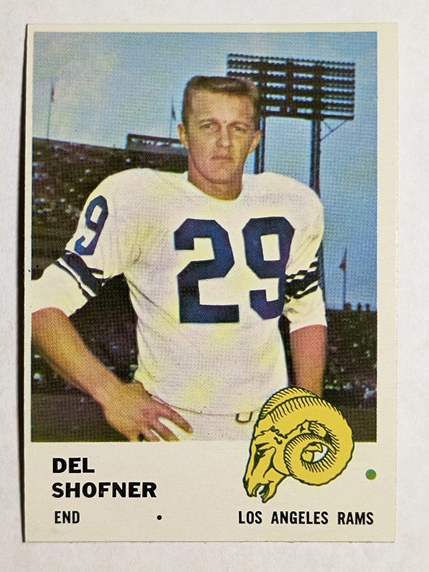 1961 Fleer #103 Del Shofner (EXMT)