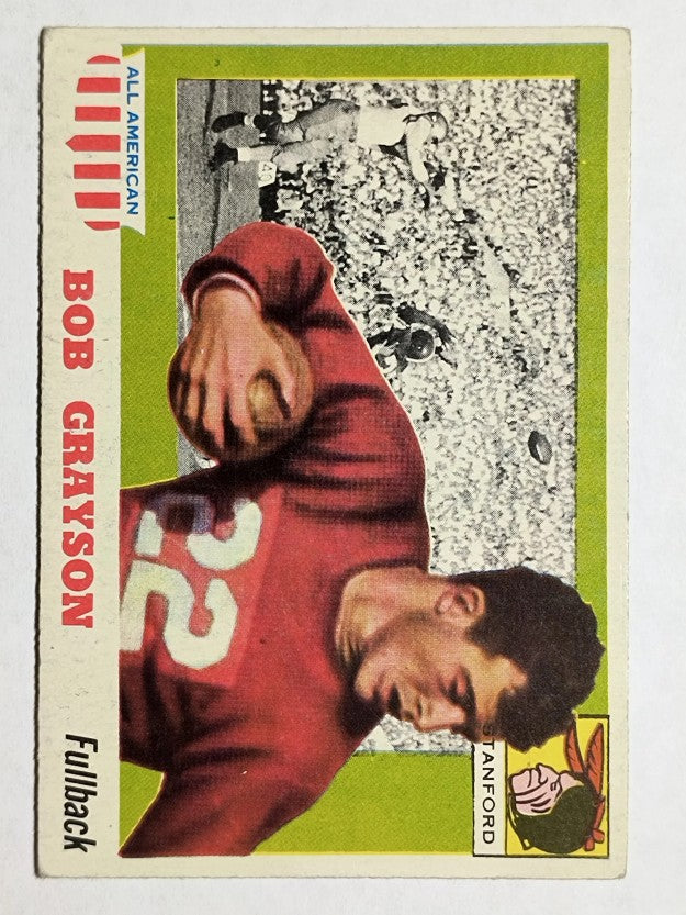 1955 Topps All American #5 Bobby Grayson RC (EX)