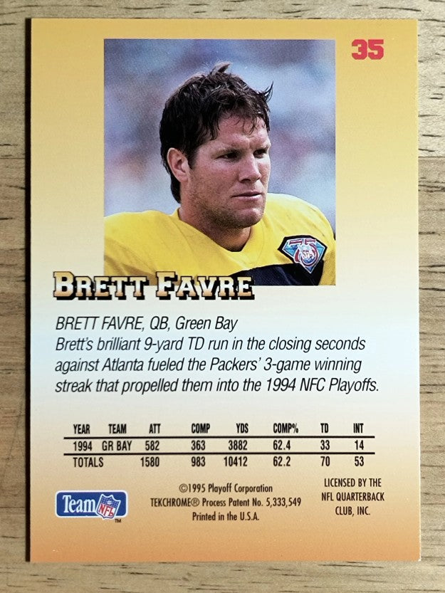 1995 Playoff Prime #35 Brett Favre