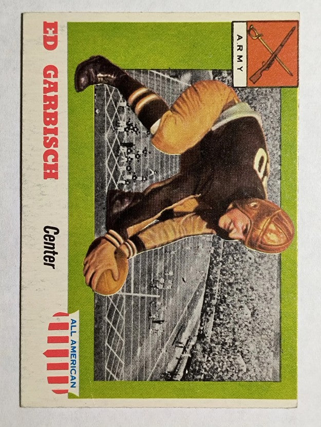 1955 Topps All American #44 Ed Garbisch RC (EX)