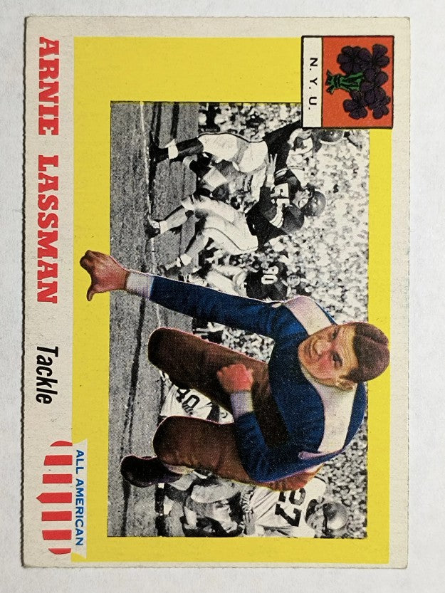 1955 Topps All American #46 Arnold Lassman RC (EXMT)