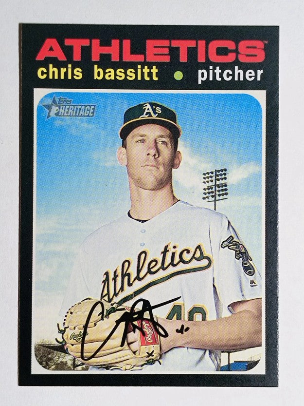 2020 Topps Heritage #50 Chris Bassitt