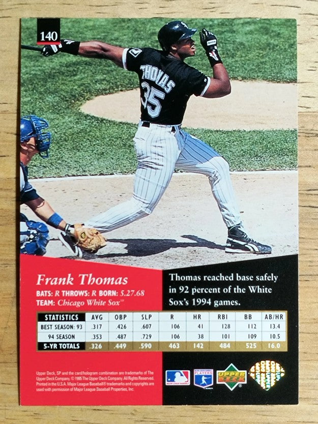 1995 SP #140 Frank Thomas