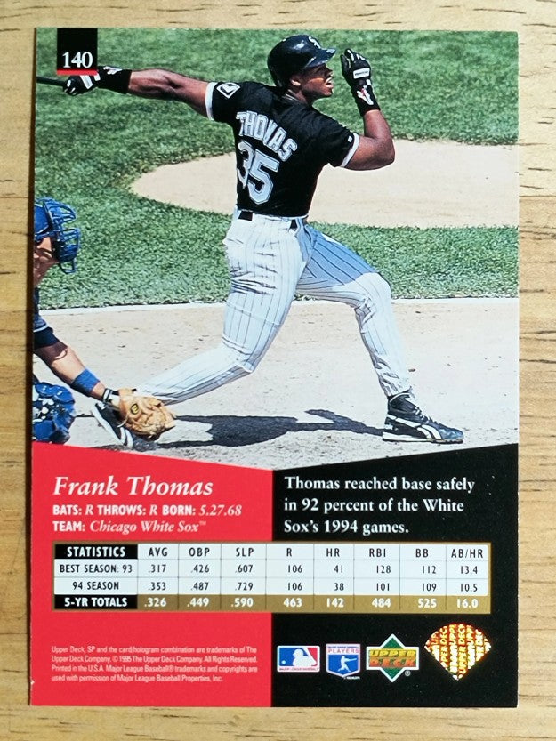 1995 SP #140 Frank Thomas