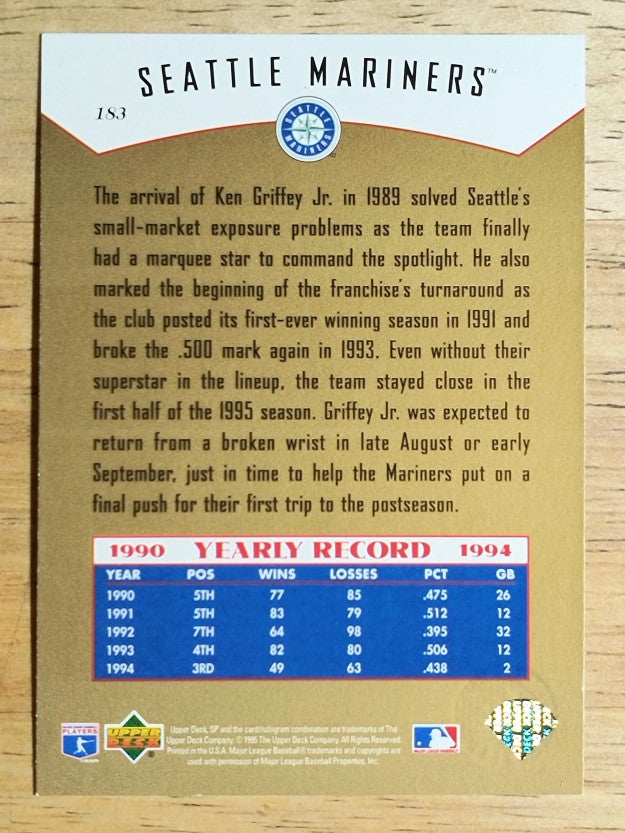 1995 SP Championship #183 Ken Griffey Jr. MLP