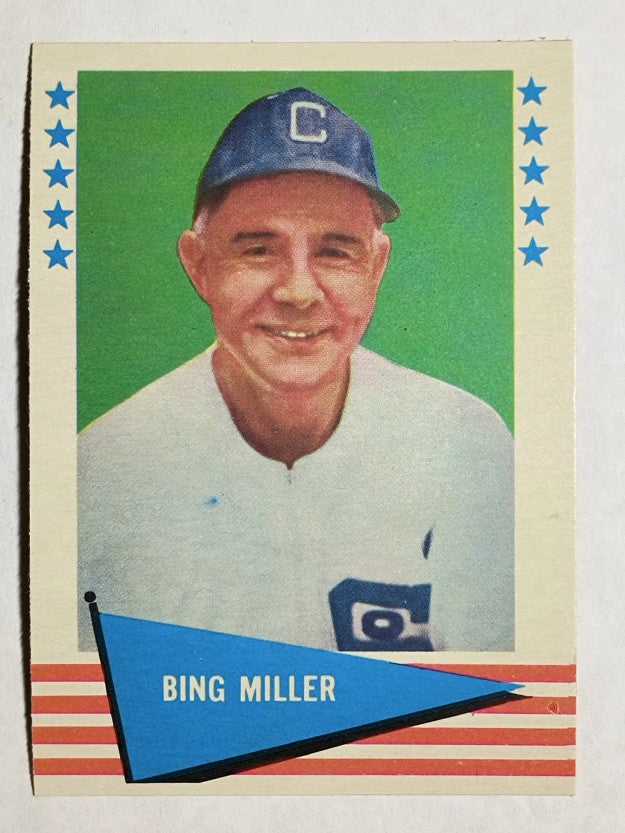 1961 Fleer #62 Bing Miller (NMMT)