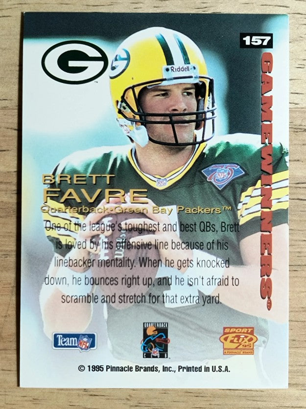 1995 Sportflix #157 Brett Favre GW
