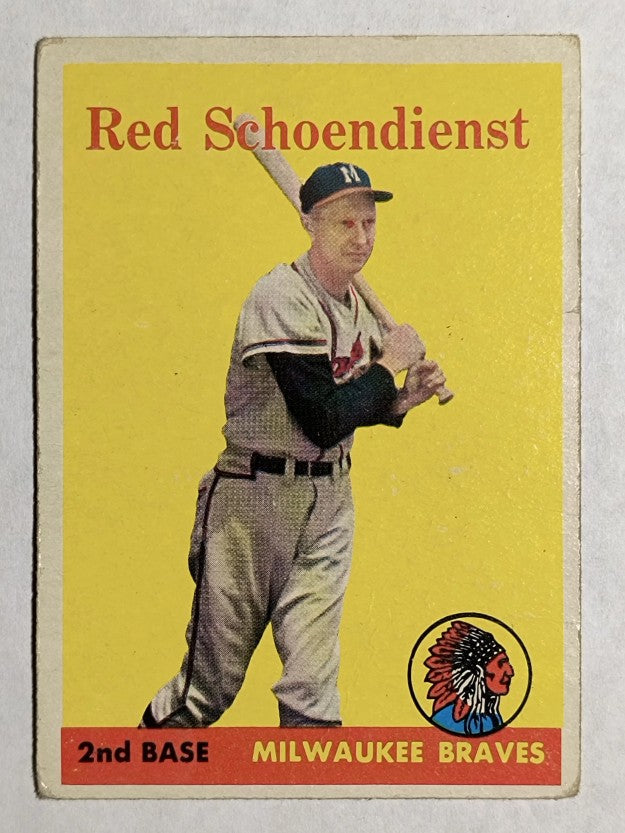 1958 Topps #190 Red Schoendienst (VG)