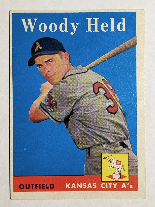 1958 Topps #202 Woody Held RC (EXMT)