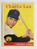 1958 Topps #448 Charlie Lau RC (VG)
