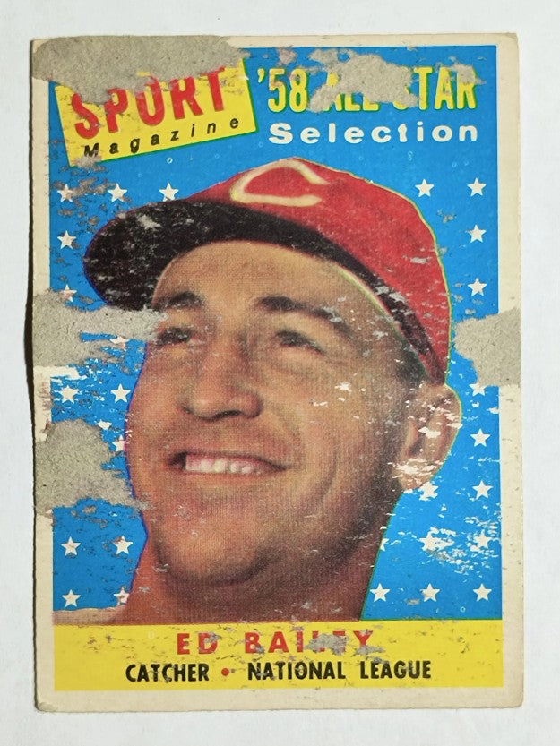 1958 Topps #490 Ed Bailey AS (POOR)