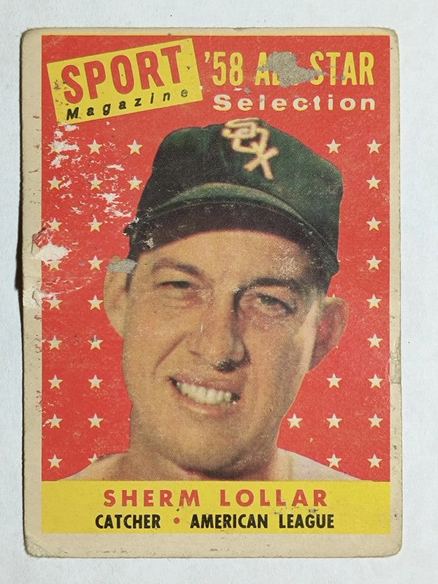 1958 Topps #491 Sherm Lollar AS (POOR)