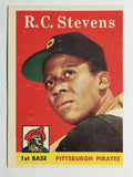 1958 Topps #470 R.C. Stevens RC (EX)