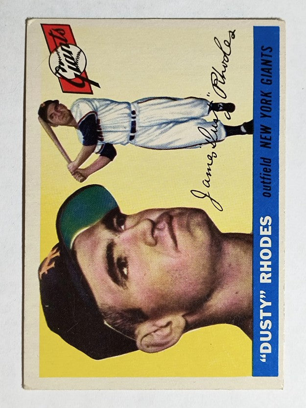 1955 Topps #1 Dusty Rhodes (VGEX)
