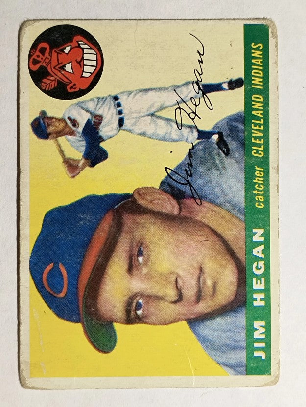 1955 Topps #7 Jim Hegan (GOOD)