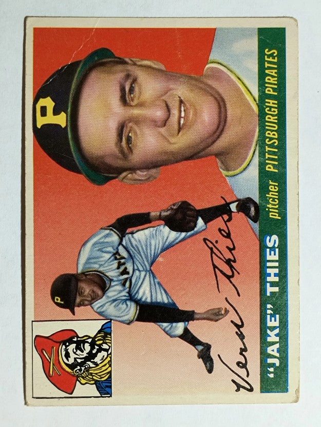 1955 Topps #12 Vernon Jake Thies RC (VG)