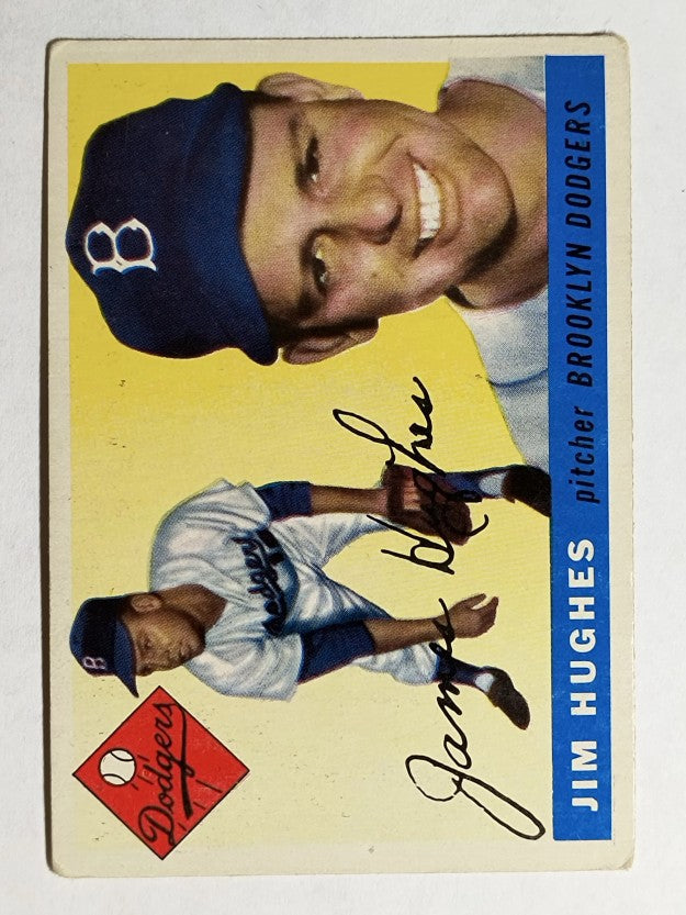 1955 Topps #51 Jim Hughes (VG)