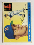 1955 Topps #72 Karl Olson (GOOD)